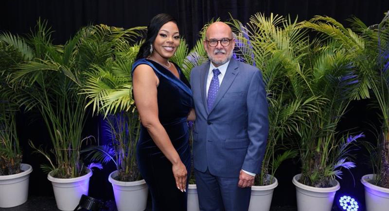 Mrs miller at principal of the year award 2024